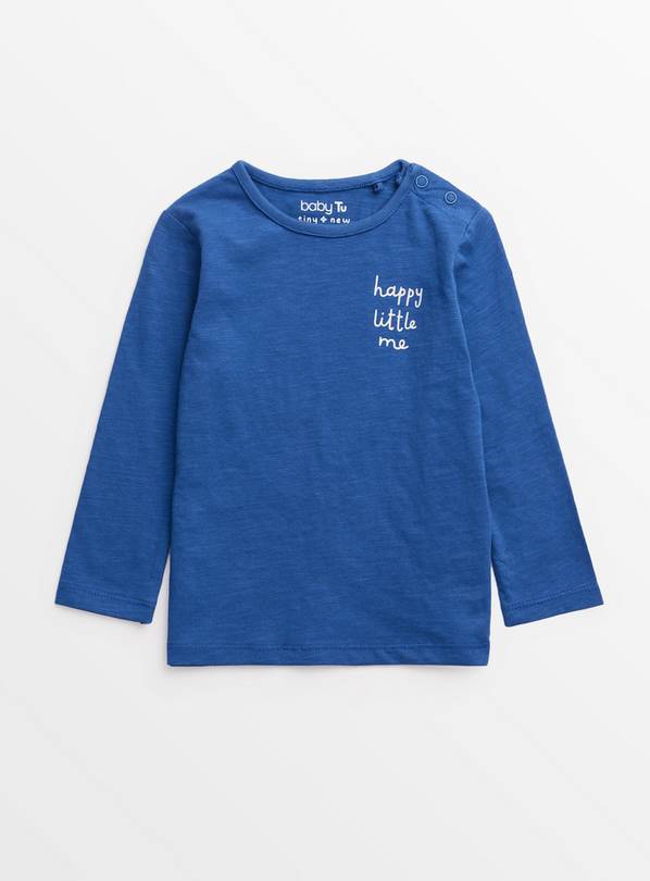 Blue Happy Little Me T-Shirt 12-18 months